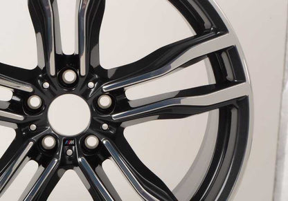 Llantas de aleación M Doble Radio 612 OEM 36112284652 para BMW X5 M F85 y X6 M F86. Color gris orbit bicolor, 21”. Original BMW.