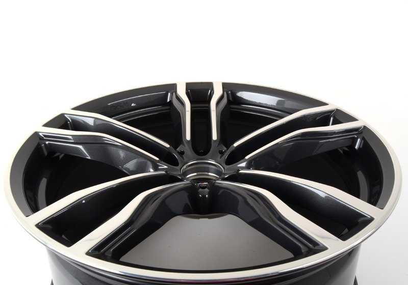 Llantas de aleación M Doble Radio 612 OEM 36112284652 para BMW X5 M F85 y X6 M F86. Color gris orbit bicolor, 21”. Original BMW.