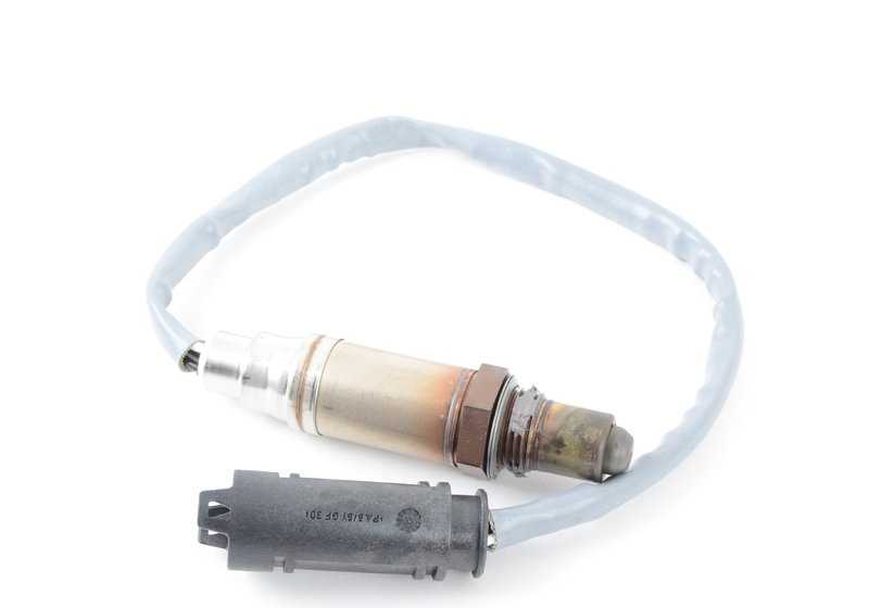 Lambda OEM 11787512002 for BMW E60 545i and E63 645CI. Compatible with N62 engines, manual and automatic change. Length 450mm. Original BMW.