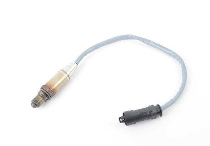 Lambda OEM 11787512002 for BMW E60 545i and E63 645CI. Compatible with N62 engines, manual and automatic change. Length 450mm. Original BMW.