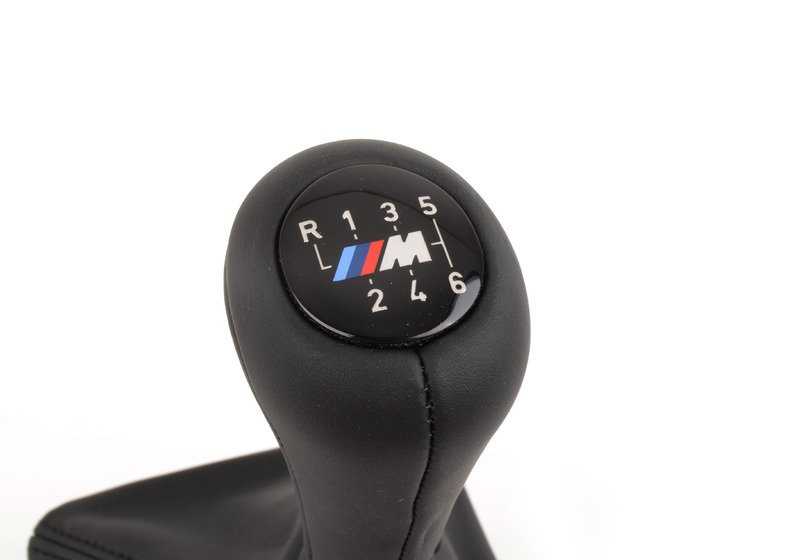 Wechselnder Lederhülle M-Sport 6 Geschwindigkeiten OEM 25112282450 für BMW E46. Original BMW.