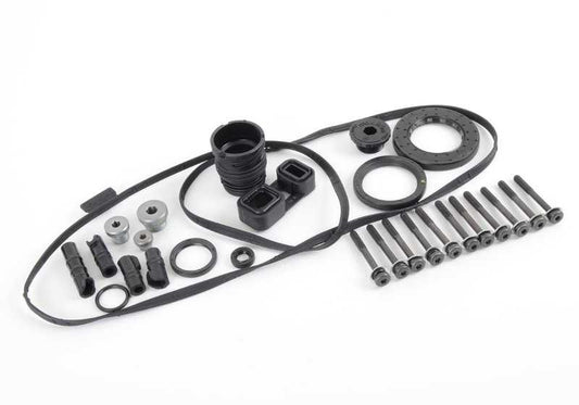 Gasket Set OEM 24277583124 for BMW (Compatible models: E81, E82, E87, E88, E90, E91, E92, E93, E60, E61, E63, E64, E65, E66, F01, F02, E84, E85, E86, E89). Original BMW