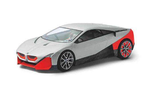 Miniatura BMW Vision M NEXT escala 1:18 OEM 80435A072D8 para BMW Vision M NEXT. Modelo de colecionador com acabamento detalhado, pneus de borracha e cor original. Ideal para fãs da BMW. BMW genuíno.