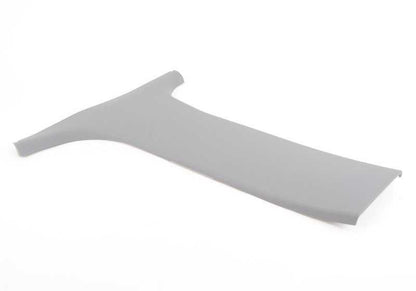 Moldura interior pilar central inferior izquierdo gris OEM 51438207195 para BMW E39 520d, 520i. Original BMW.