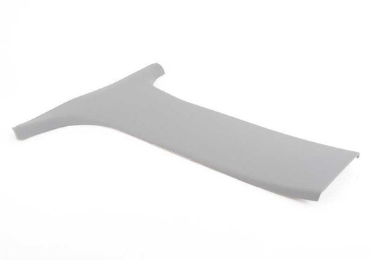 Moldura interior pilar central inferior izquierdo gris OEM 51438207195 para BMW E39 520d, 520i. Original BMW.