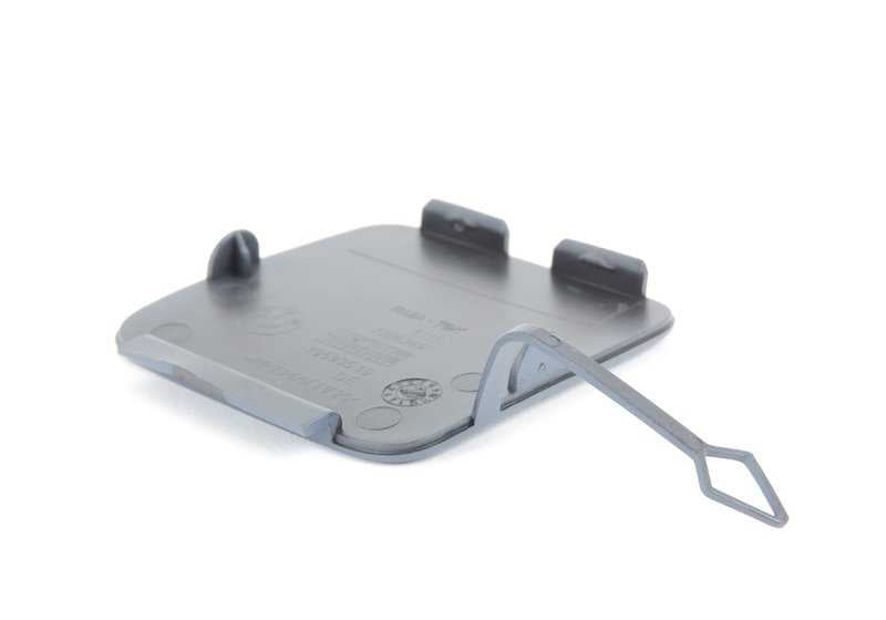 Tapa gancho remolque delantero imprimada OEM 51117403864 para BMW i3 (I01). Original BMW.