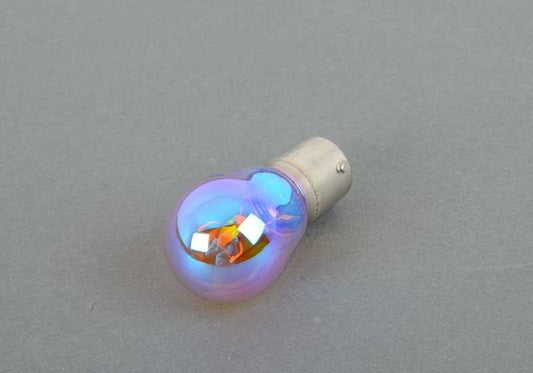 Bulbe intermittent bleu 12V 21W OEM 63217160907 pour BMW E36, E46, E39, E60, E38, E85 et Mini R50, R53. Compatible avec les pilotes arrière blancs. BMW et mini d'origine.