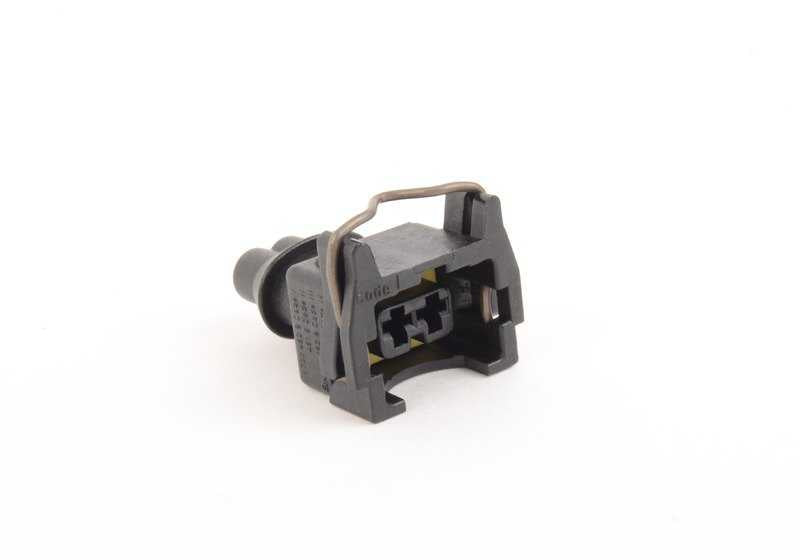 Conector eléctrico 2 pines OEM 12521732460 para BMW E81, E82, E87, E88, E36, E46, E90, E91, E92, E93, E39, E60, E61, F07, F10, F11, E63, E64, E38, E65, E66, F01, F02, E31, E84, E83, E70, E71, Z3. Original BMW.