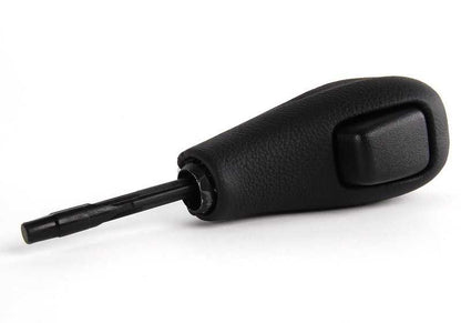 Pomo de cambio automático en piel y cromo OEM 25167570652 para BMW E81, E82, E87, E87N, E88, E90, E90N, E91, E91N, E84, E89. Original BMW.