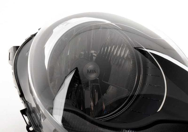Faro delantero derecho con intermitente blanco OEM 63117401606 para MINI F54, F55, F56, F57. Original MINI.