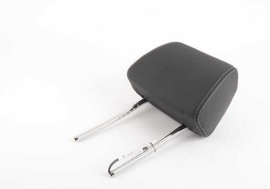 Reposacabezas de cuero negro OEM 52107255866 para BMW F25, F26. Repuesto original BMW.