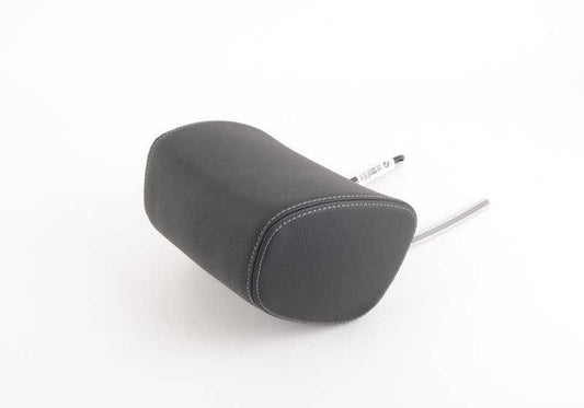 Reposacabezas de cuero negro OEM 52107255866 para BMW F25, F26. Repuesto original BMW.
