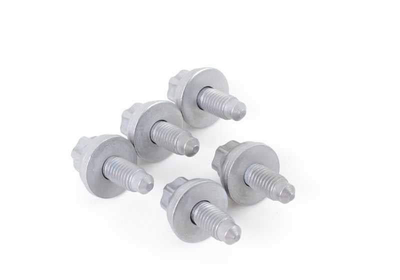 Tornillo torx con ala OEM 07147270121 para BMW F20 {114d,116d,118d,114i,116i} compatible con refuerzos de carrocería y pared frontal. Pieza original BMW.