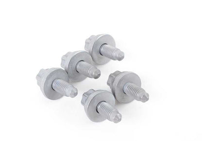Tornillo torx con ala OEM 07147270121 para BMW F20 {114d,116d,118d,114i,116i} compatible con refuerzos de carrocería y pared frontal. Pieza original BMW.
