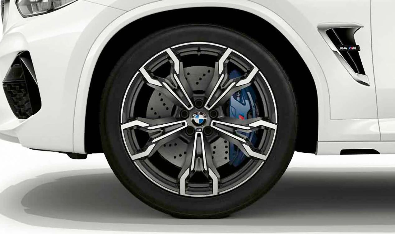 Llanta de aleación original BMW M V-Speiche 765M OEM 36118095559 para BMW F97 (X3 M) y F98 (X4 M).