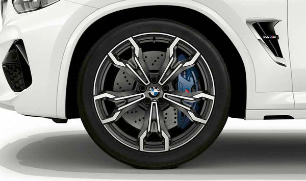 Llanta de aleación original BMW M V-Speiche 765M OEM 36118095559 para BMW F97 (X3 M) y F98 (X4 M).