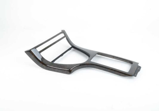 Moldura de madera para consola central inferior OEM 51167124562 para BMW X5 E53. Original BMW.