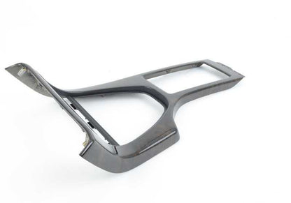 Moldura de madera para consola central inferior OEM 51167124562 para BMW X5 E53. Original BMW.