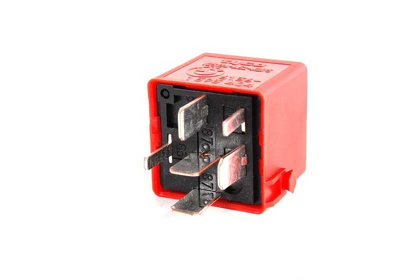 Relé principal ABS color rojo (OEM 61361393404) para BMW E36 y Z3. Repuesto original BMW.
