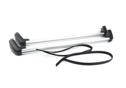 Barras de techo portaequipajes OEM 82712351061 para BMW Serie 7 G11, G12. Compatible con modelos 725d, 730d, 730d xDrive. Original BMW.