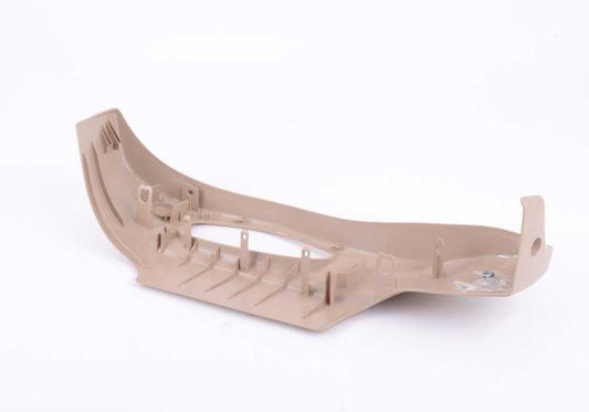 Embellecedor lateral asiento derecho beige OEM 52108261344 para BMW X3 E83 y BMW X5 E53. Pieza original BMW.