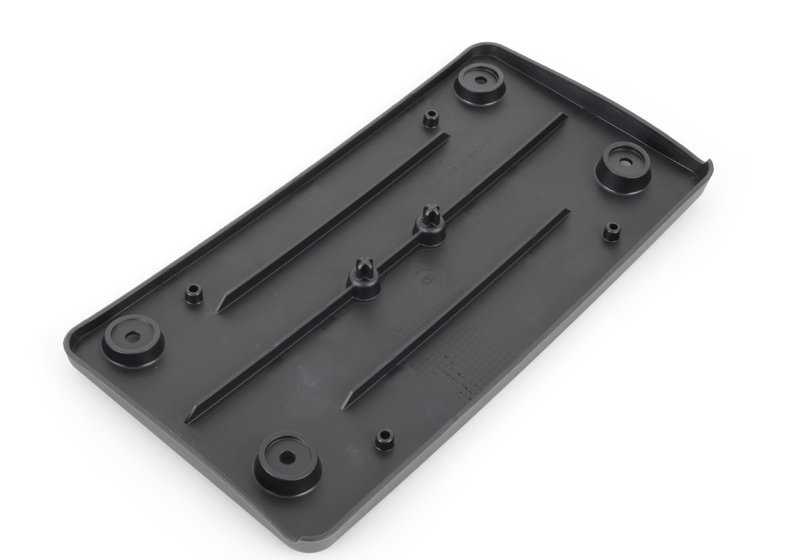 Soporte para matrícula OEM 51137344551 para BMW F10, F11, F15, F16, F20, F21, F22, F23, F25, F26, F30, F31, F32, F33, F34, F36, F45, F46, G30, G31, G32, G11, G12. Original BMW.