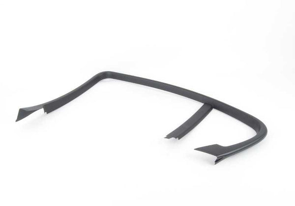Cubierta marco ventana puerta trasera derecha OEM 51347060222 para BMW E90. Original BMW.