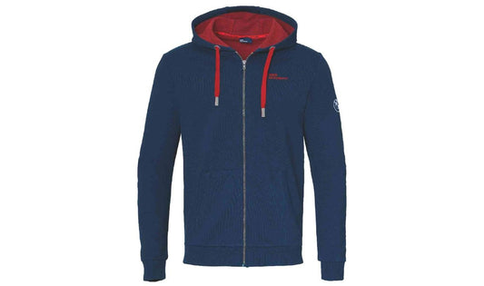 Sudadera con capucha y cremallera Make Life a Ride azul noche talla S OEM 76618542386 válido para BMW Original BMW Motorrad