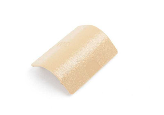 Tapa conector OBD OEM 51437243111 para BMW F25 (X3) y F26 (X4). Color beige. Pieza original BMW. Ideal para proteger el puerto de diagnóstico del coche.