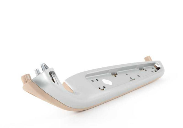 Reposabrazos delantero derecho color beige Titan II OEM 51417049684 para BMW E46. Pieza original BMW.