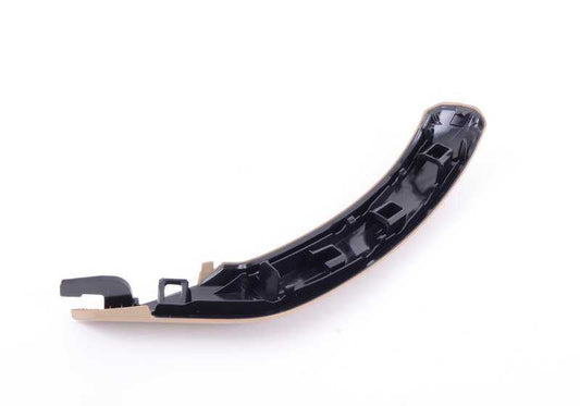 Embellecedor tirador puerta derecha beige OEM 51417246212 para BMW X3 F25 y X4 F26. Compatible con todos los modelos listados. Original BMW.