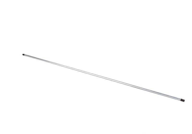 Tubo guía para persiana maletero OEM 51477032586 para BMW X5 E53 (modelos 3.0d, 3.0i, todos los motores y transmisiones 2001-2006). Pieza original BMW.