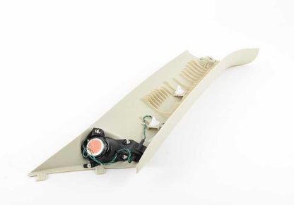 Paramento columna A izquierdo color Light Beige OEM 51437266469 para MINI R55 LCI, R56 LCI (Cooper, Cooper D, Cooper S)… y más. Original MINI.