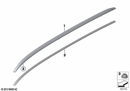 Barra de teto esquerdo para BMW 3 F31 Series, F31N (OEM 51137316517). BMW original.