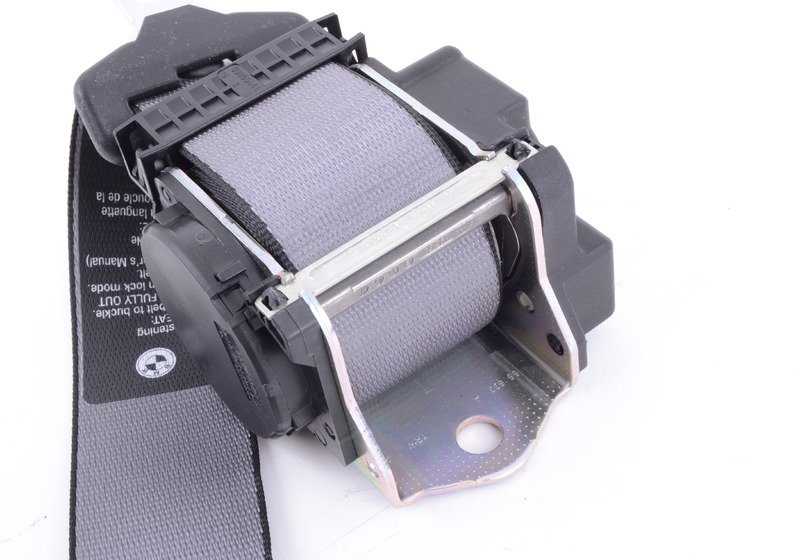 Cinturón trasero con seguro infantil OEM 72118198484 para BMW E39. Pieza original BMW.