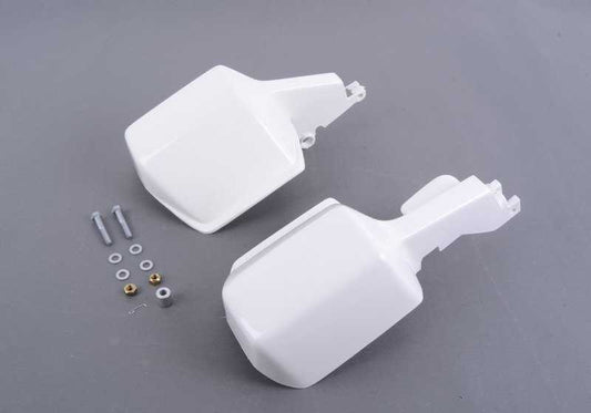 OEM Blanco Hand Protector Kit 71602303496 for BMW Motorrad {F650gs, F700gs, F750gs, F800gs, F850gs, F900XR, G310GS, R1200gs, R1250gs, S1000XR}. Original BMW.