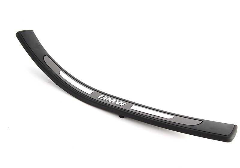 Embellecedor entrada trasera derecha (color plata oscuro) OEM 51477051874 para BMW E65. Original BMW.