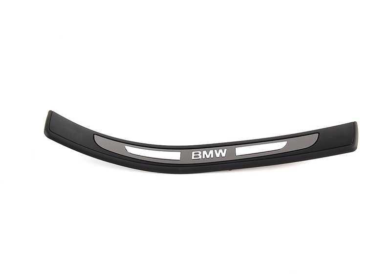 Embellecedor entrada trasera derecha (color plata oscuro) OEM 51477051874 para BMW E65. Original BMW.