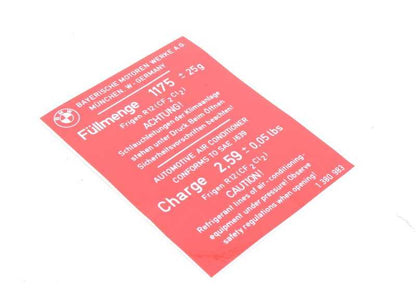 Plaque de climatisation pour BMW E21, E28, E24, E23 (OEM 64501380983). BMW d'origine.