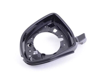Soporte espejo retrovisor izquierdo negro OEM 51167327911 para BMW F25, F26, F15, F16. Compatible con versiones Shadow Line. Original BMW.