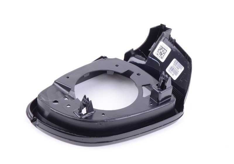 Soporte espejo retrovisor izquierdo negro OEM 51167327911 para BMW F25, F26, F15, F16. Compatible con versiones Shadow Line. Original BMW.