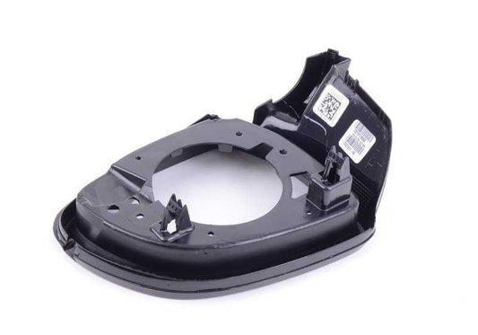 Soporte espejo retrovisor izquierdo negro OEM 51167327911 para BMW F25, F26, F15, F16. Compatible con versiones Shadow Line. Original BMW.