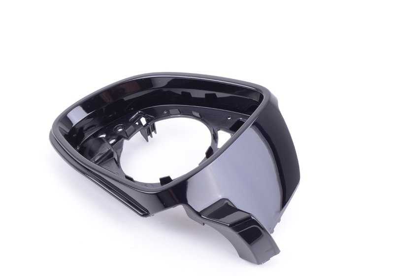Soporte espejo retrovisor izquierdo negro OEM 51167327911 para BMW F25, F26, F15, F16. Compatible con versiones Shadow Line. Original BMW.