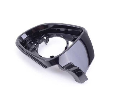 Soporte espejo retrovisor izquierdo negro OEM 51167327911 para BMW F25, F26, F15, F16. Compatible con versiones Shadow Line. Original BMW.