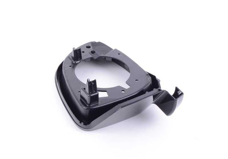 Soporte espejo retrovisor izquierdo negro OEM 51167327911 para BMW F25, F26, F15, F16. Compatible con versiones Shadow Line. Original BMW.