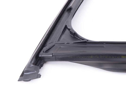 Guía de cristal de puerta delantera izquierda OEM 51337060241 para BMW Serie 3 (E90, E91). Original BMW.