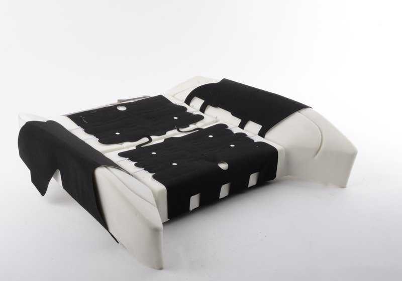 Seat de conforto à direita da almofada 52109142355 para BMW E60, E61. BMW original sobressalente. Ideal para restaurar o conforto do banco da frente do motorista.