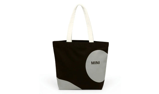 Bolsa de compradores preto/cinza em detalhes, face do carro OEM 80225B320D0 para Mini. Mini original.