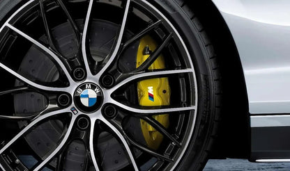 Carcasa de pinza de freno M Performance Amarillo para BMW F20, F21, F22, F23, F30, F31, F34, F32, F33, F36 (OEM 34206855482). Original BMW
