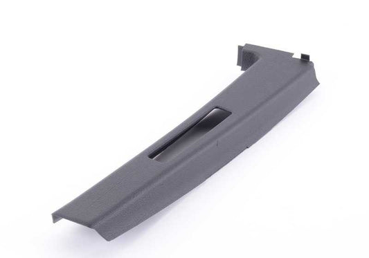 Embellecedor pilar central derecho negro OEM 51438151406 para BMW E36. Recambio interior original BMW.